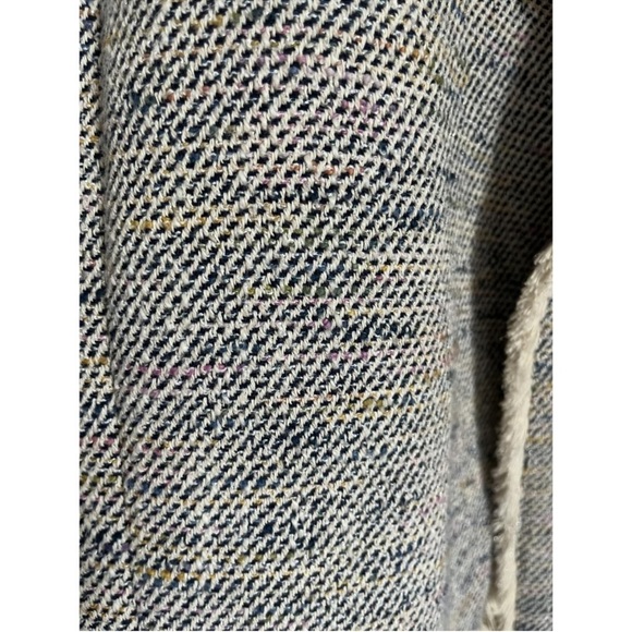 Comptoir Des Cotonniers Marled Tweed Moto Zip Blazer Jacket - Size XS - Picture 3 of 7